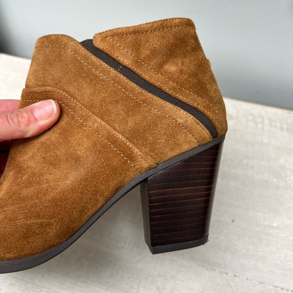 Franco Sarto suede ankle booties women’s size 8.5 - Picture 6 of 10